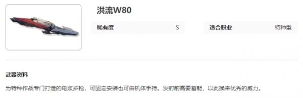 艾塔纪元洪流W80强不强_洪流W80携带职业攻略