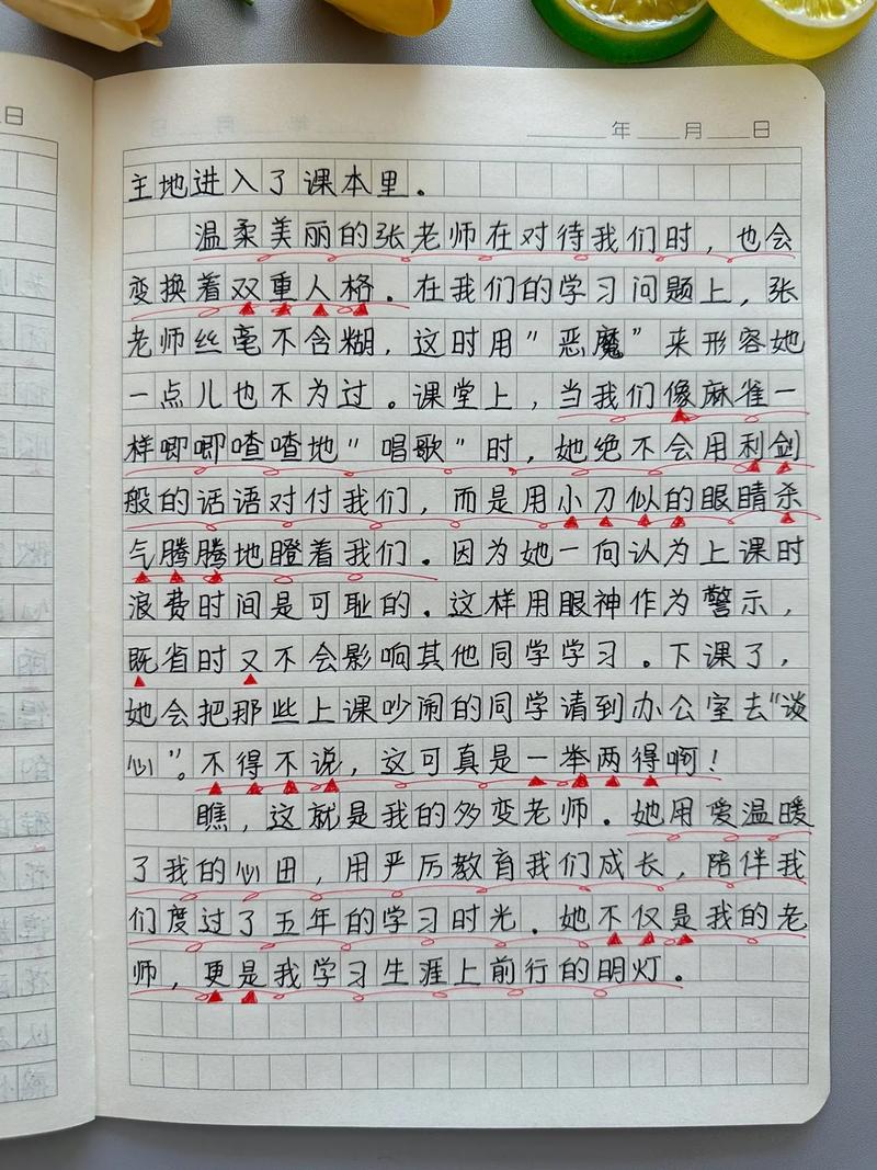 啊 老师 嗯 轻一点作文来